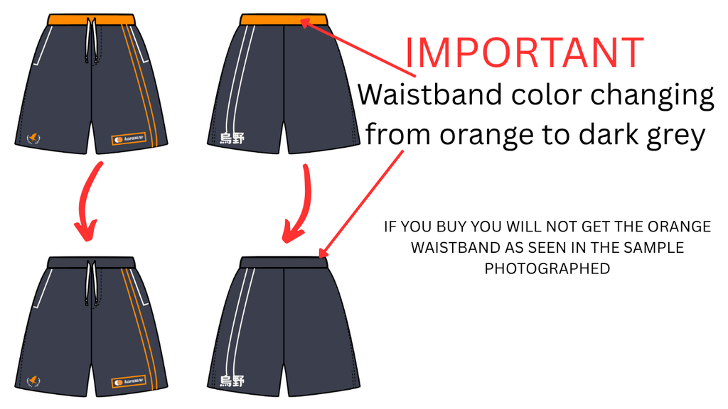 Karasuno Sports Shorts [PRE ORDER]